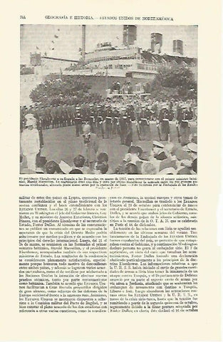 LAMINA ESPASA 21725: Eisenhower en Las Bahamas en 1957
