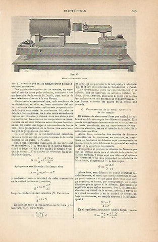LAMINA ESPASA 6845: Electrodinamometro Pellat