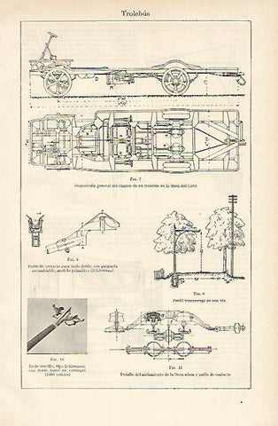 LAMINA ESPASA 902: Trolebus