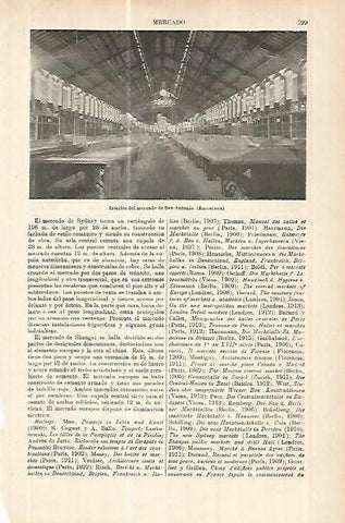 LAMINA ESPASA 17823: Mercado de Sant Antoni en Barcelona