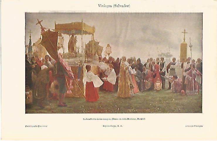 LAMINA DE ESPASA 286: Salvador Viniegra La bendicion de los campos