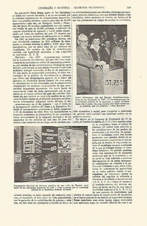 LAMINA ESPASA 21657: Erich Ollenhauer