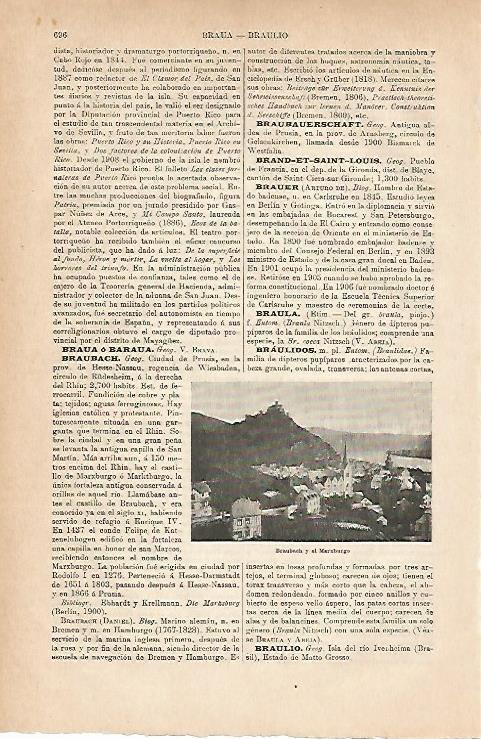 LAMINA ESPASA 11678: Braubach y el Marxburgo