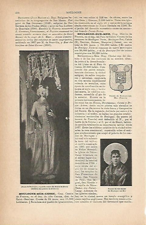 LAMINA ESPASA 11723: Juana de Boulogne