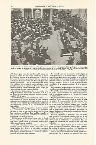 LAMINA ESPASA 13448: Parlamento de Suiza
