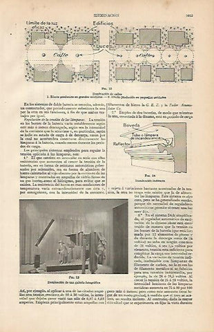 LAMINA ESPASA 4545: Iluminacion de calles