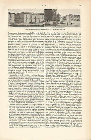 LAMINA ESPASA 4747: Casino- Teatro y Palacio de Justicia de Valencia de Alcantara Caceres