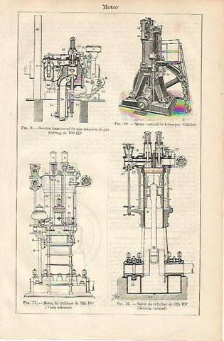 LAMINA ESPASA 8834: Tipos de motor 