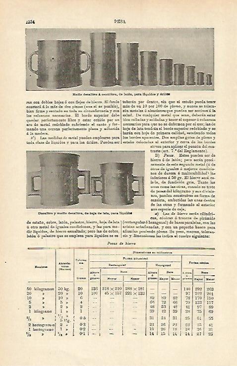 LAMINA ESPASA 15845: Pesas para liquidos
