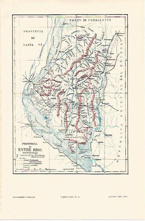 LAMINA ESPASA 16502: Mapa de la provincia de Dos Rios