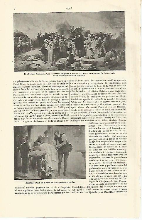 LAMINA ESPASA 23310: El cirujano Ambrosio Pare