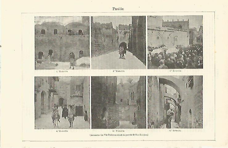 LAMINA ESPASA 23412: La Via Dolorosa en Jerusalen