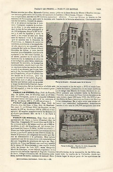 LAMINA ESPASA 23633: Iglesia de Paray le Monial