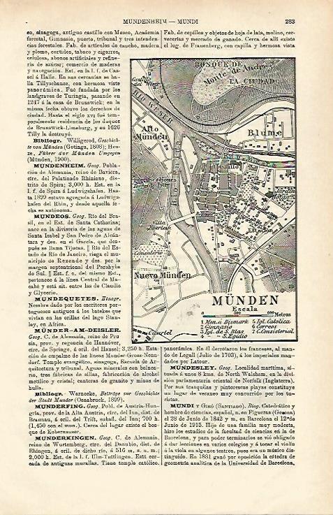 LAMINA ESPASA 24490: Plano de Munden