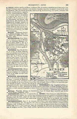 LAMINA ESPASA 24490: Plano de Munden