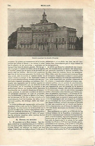 LAMINA ESPASA 24499: Palacio municipal de Alenzon en Francia