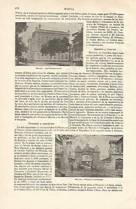 LAMINA ESPASA 24547: La Convalescencia de Murcia