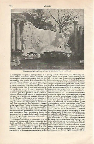 LAMINA ESPASA 24614: Monumento a Musset en Paris