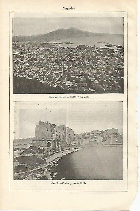 LAMINA ESPASA 24657: Golfo de Napoles 