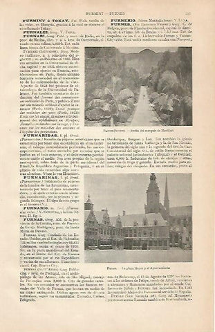 LAMINA ESPASA 24749: Jardin del Marques de Montfort en Furnes