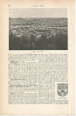 LAMINA ESPASA 25729: Vista de Linz Austria