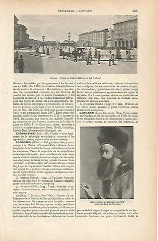 LAMINA ESPASA 25734: Plaza de Liorna Italia