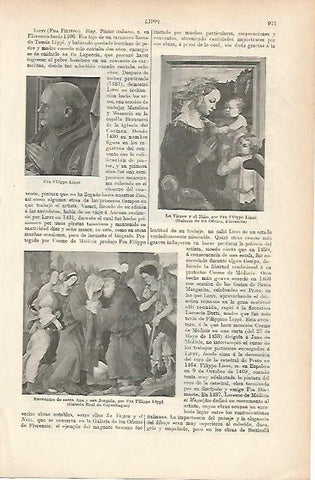 LAMINA ESPASA 25739: Obras de Lippi