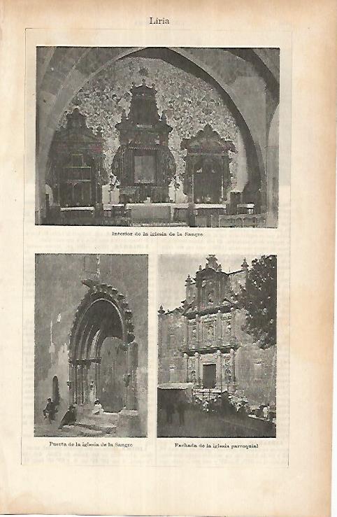 LAMINA ESPASA 25749: Iglesia de la Sangre en Liria