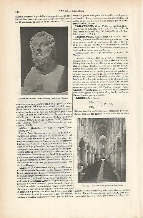LAMINA ESPASA 25763: Busto del orador Lisias