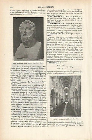 LAMINA ESPASA 25763: Busto del orador Lisias