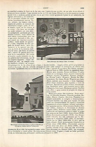 LAMINA ESPASA 25770: Museo Liszt en Weimar