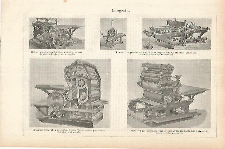 LAMINA ESPASA 25775: Litografia