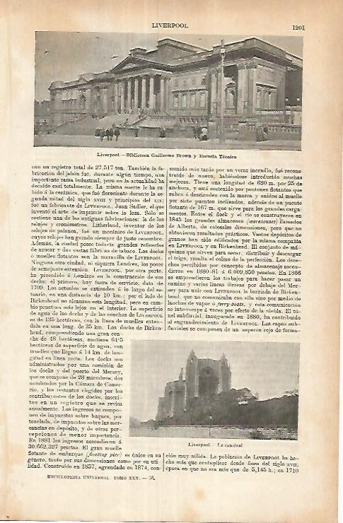 LAMINA ESPASA 25783: Biblioteca de Liverpool
