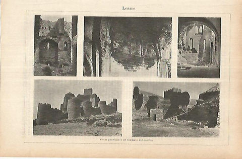 LAMINA ESPASA 25791: Conjunto del Castillo de Loarree Huesca