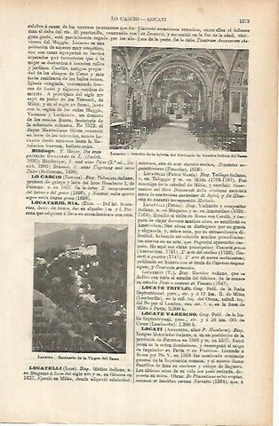 LAMINA ESPASA 25795: Santuario de la Virgen del Sasso en Locarno Suiza