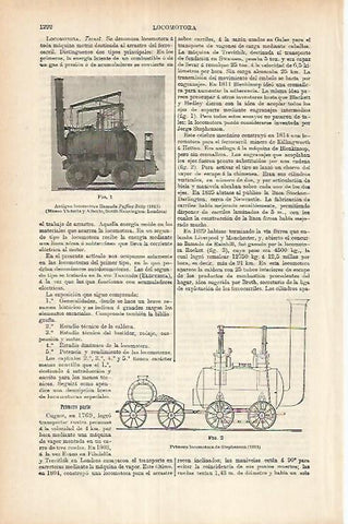 LAMINA ESPASA 25796: Locomotora Puffinng Billy