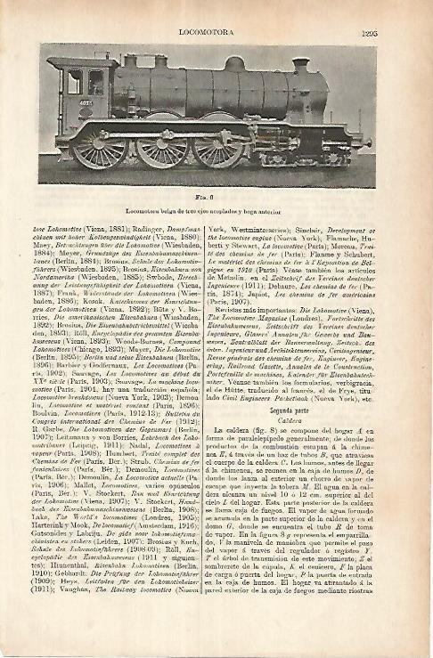 LAMINA ESPASA 25798: Locomotora belga con recalentador