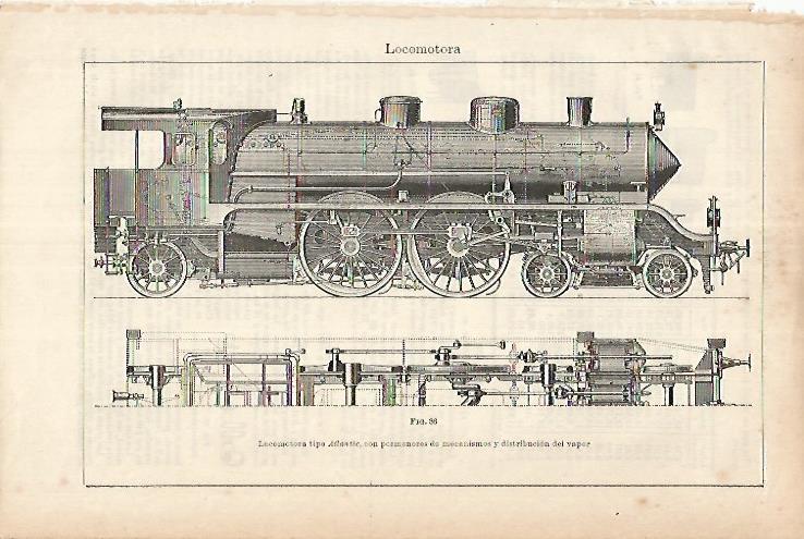 LAMINA ESPASA 25804: Locomotora Atlantic