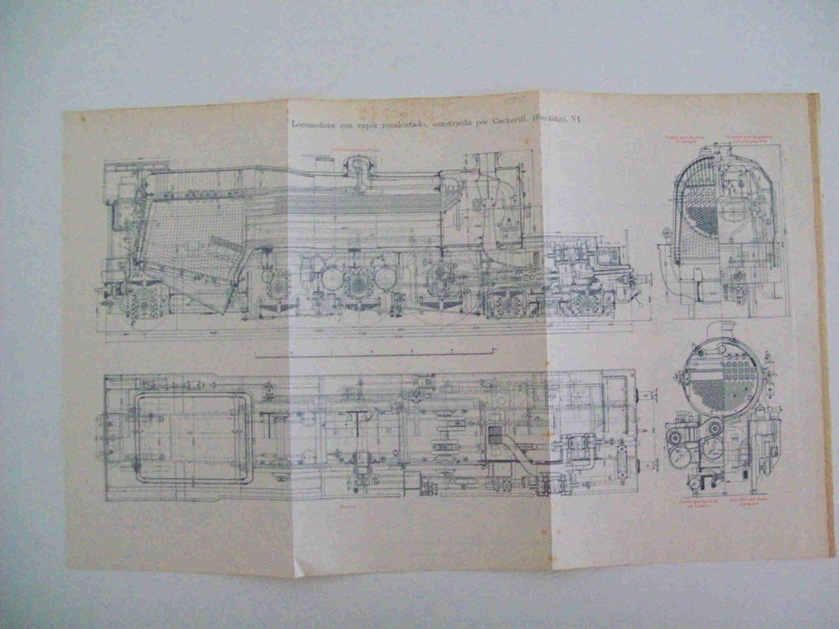 LAMINA ESPASA 25805: Locomotora Compund-Mallet