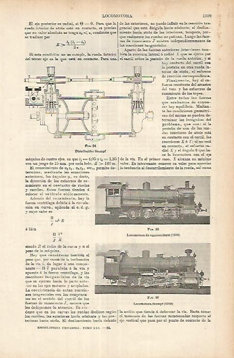 LAMINA ESPASA 25808: Locomotora Stumpf