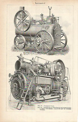 LAMINA ESPASA 25812: Locomovil Lanz
