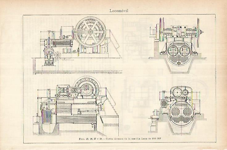 LAMINA ESPASA 25815: Locomovil semifija Lanz de 1000HP