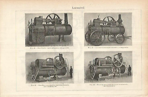 LAMINA ESPASA 25817: Tipos de locomovil