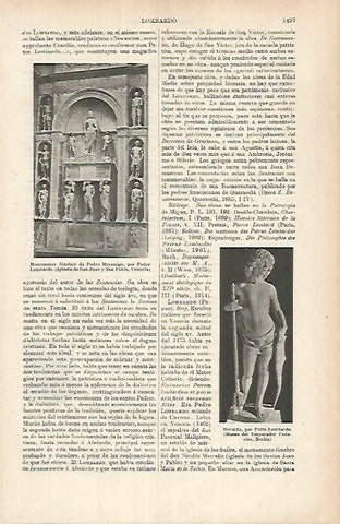 LAMINA ESPASA 25844: Sepulcro de Pedro Mocenigo por P. Lombardo