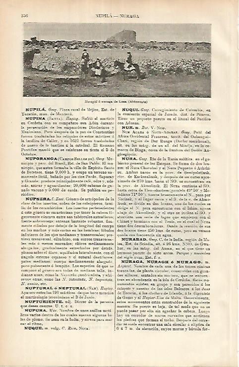LAMINA ESPASA 25856: Nuraghi en Abbasanta