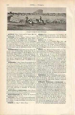 LAMINA ESPASA 25856: Nuraghi en Abbasanta