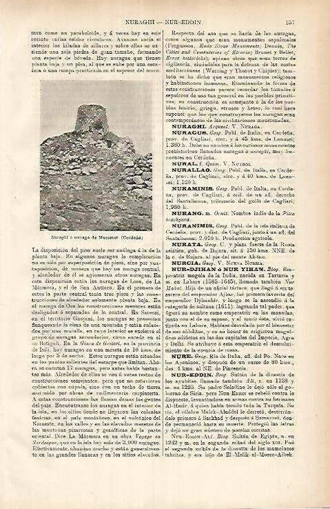 LAMINA ESPASA 25857: Nuraghi en Cerdeña