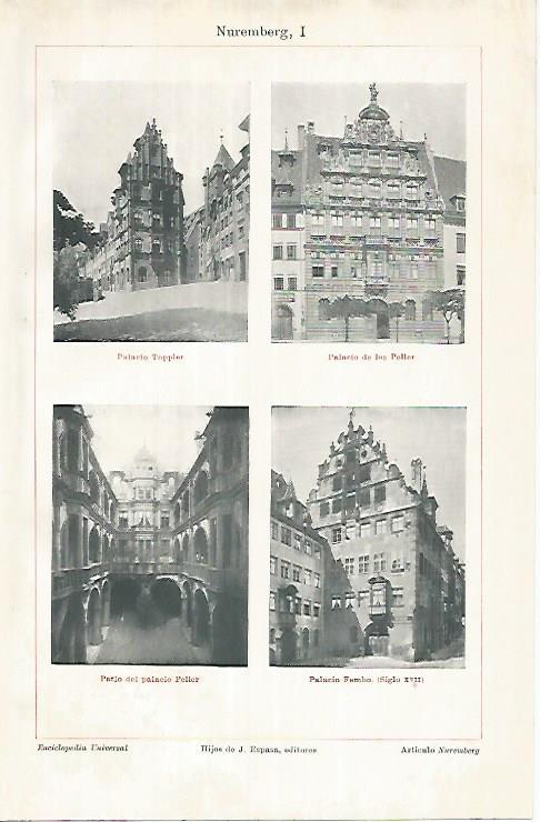 LAMINA ESPASA 25862: Palacios de Nuremberg