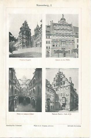 LAMINA ESPASA 25862: Palacios de Nuremberg