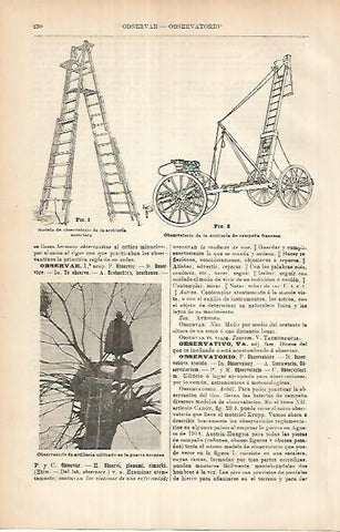 LAMINA ESPASA 25899: Observatorios de artilleria